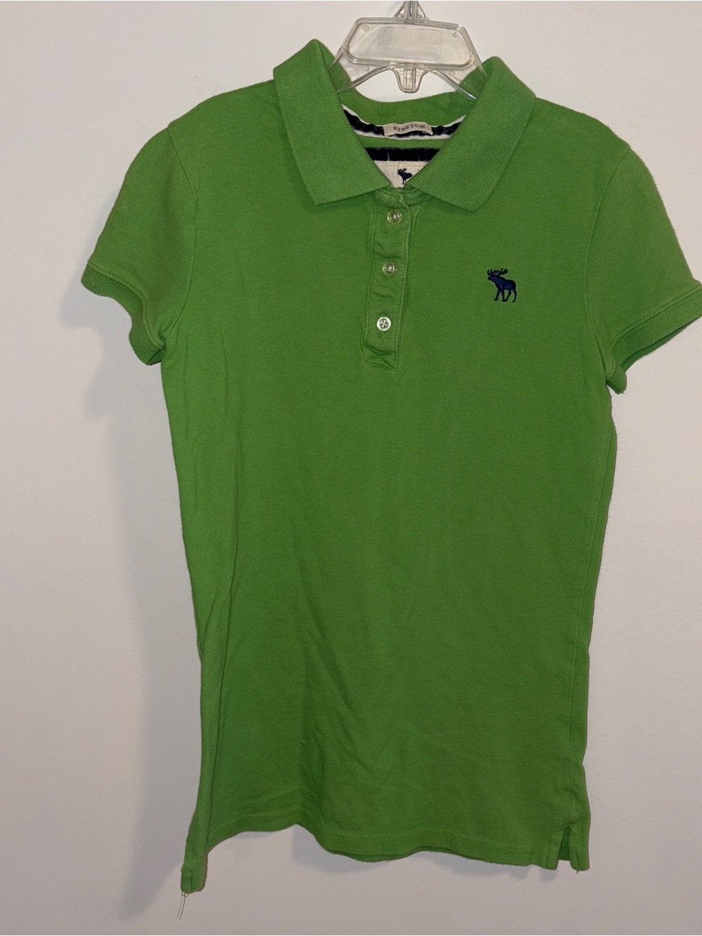 Girl’s Youth Abercrombie & Fitch Green Polo Shirt M